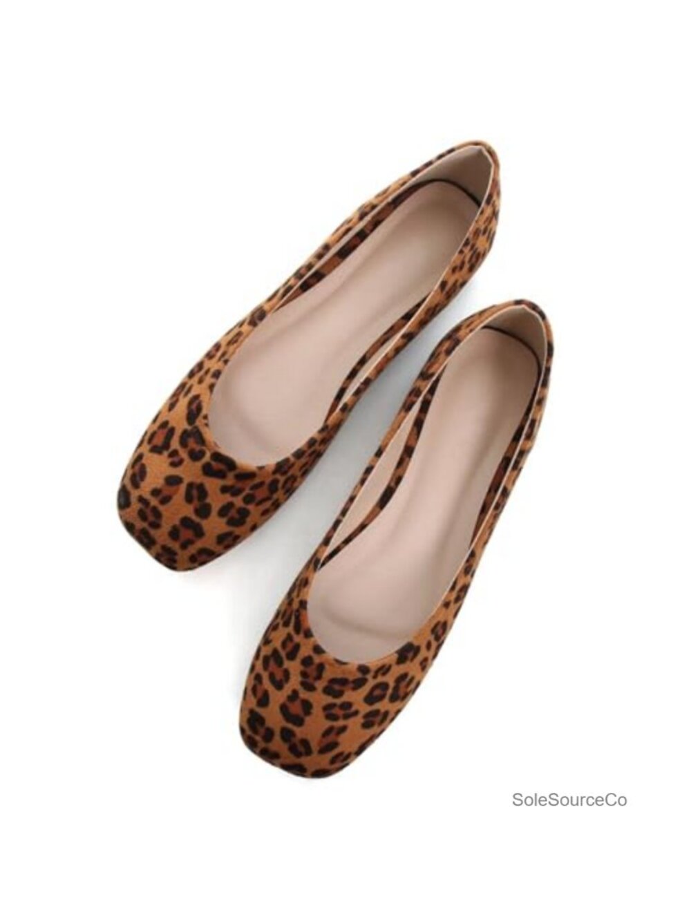 Ballet Flats Women Comfortable Burnished Patent Leather Square Toe Ankle Strap
